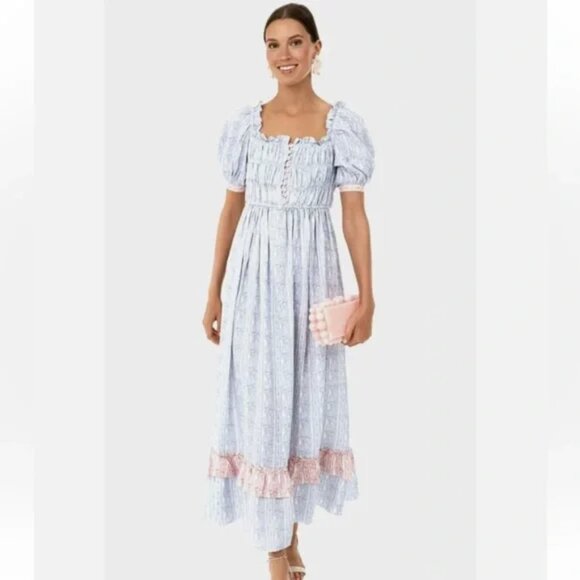 lug von siga elisa dress maxi 40 8 - Picture 1 of 5